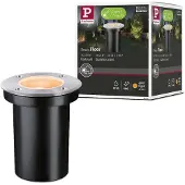 Paulmann LED-Bodeneinbaulampe 94732, Ø 11 cm, Edelstahl IP65