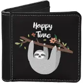 Merkloos Personalisierte Brieftasche aus echtem Leder, im Faltformat
