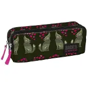 Derform PB2B52 Federmappe mit Wolf-Motiv