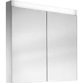 Schneider PATA LED-Spiegelschrank, 2 Türen 30/30cm, 595x120x756mm, Beleuchtung oben dimmbar, 161.061.02.02