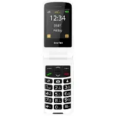 Beafon SL605pro LTE (4G), Klappgehäuse, 6,1 cm (2.4"), 1050 mAh, Schwarz, Weiß
