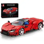 ReoBrix 11026 Rennwagen 1:16 Klemmbaustein Auto 1168 Teile ab 14