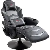 HOMCOM Relaxsessel mit Massagefunktion Elektrisch TV-Sessel mit Liegefunktion