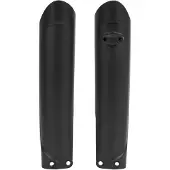 Polisport Paar schwarze Standrohrschützer für GAS GAS/KTM/RIEJU/SHERCO