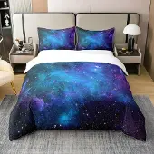 Merkloos Galaxy Bettwäsche Set für Kinder mit Weltraum-Thema