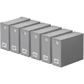 Merkloos Set von 6 Organisatoren für Bettwäsche