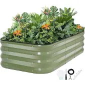 Sonstiges Hochbeet 3-in-1 verstellbarer Pflanzkasten Grün 120x60x30 cm