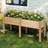Sonstiges Hochbeet mit Beinen 184x61x77 cm Tannenholz Hellholz 168L