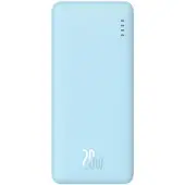 Baseus P10022801313-00, 10000 mAh, Lithium Polymer (LiPo), 20 W, Blau