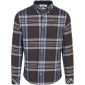 Barbour Dovedale Hemd Checked Braun