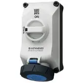 MENNEKES 5604509G Wandsteckdose DUO 32A5P9h 230V IP67
