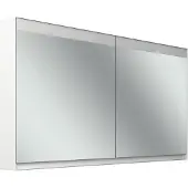 Schneider FILO HCL Spiegelschrank, Unterputz, Lichtband oben, 1395x147x759mm, 2 Türen, 2 Steckdosen
