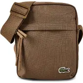 Lacoste Umhängetasche Neocroc Vertical Camera Bag Cookie braun