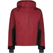 CMP Herren Unlimitech Skijacke mit Kapuze rot 48