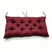 Sonstiges Bankauflage Sitzkissen Outdoor Hollywoodschaukel 100x50x8 cm Bordeaux Polyester