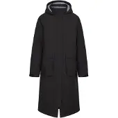 Trespass - "Abby" Jacke, wasserfest für Damen, Lang geschnitten TP7485 (M) (Schwarz)