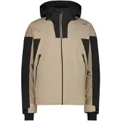 CMP Herren Skijacke mit abnehmbarer Kapuze beige 52
