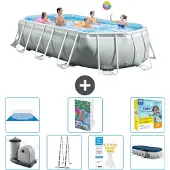 Intex Prism Frame Pool Oval - 503x274x122 cm - 6-teilig S546