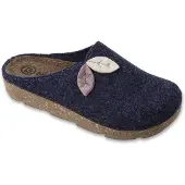 Befado Hausschuhe 155D231 blauer Filz