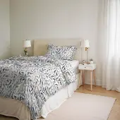 Merkloos Omgoods – Italienisches Baumwoll-Bettwäsche-Set für Einzelbett, 150 x 200 cm