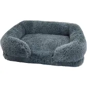 Merkloos Weiches, warmes Katzenbett und Hundebett in quadratischer Form