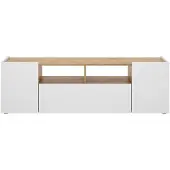 OEM TV-Schrank ISOLA, niedrig, weiß, 44x142x35 cm, Melamin