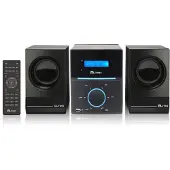 Eltra Stereoanlage mit Bluetooth, CD, USB und UKW-Radio, 10 W, Schwarz