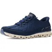 SKECHERS Damen Glide-Step At Ease Turnschuhe, Navy Nylon, 38 EU