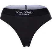 Marc O'Polo String "String 3er Pack", Damen, Gr. M, schwarz, Obermaterial: 95% Baumwolle CO(Bio). 5% Elasthan EL., Unterhosen String