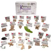 Merkloos Puzzlespiele – Geduldspiele – 24 Teile – Ideal für Adventskalender