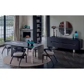Xl Moebel Gmbh Essgruppe Tisch 4 Stühle Sideboard Spiegel Schwarz Luxus Design