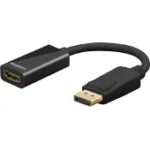Goobay DisplayPort auf HDMI-Adapterkabel, vergoldet