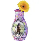 Ravensburger 3D-Puzzle Girly Girl Edition Blumenvase Pferde Alter Praktischer Zusatznutzen
