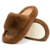 Merkloos Damenslipper – Mit Memory-Schaum – Rutschfeste Sohle – Plüsch