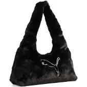 Puma Schultertasche Up Faux Fur Prism Bag Black schwarz