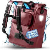 Buchel Fietstas 3-in-1 - 22 Liter - Wasserdicht - Mit Reflektoren