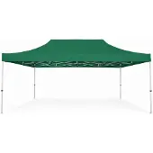 Ambitent Ersatzdach für Faltpavillon ALU 4x8 m – PVC 450 g/m², wasserdicht, ohne Gestell - Grün