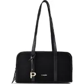 PICARD Leder Schultertasche Adore Me Bowling Bag Black schwarz
