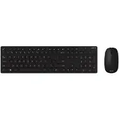 Asus W5000 Wireless Keyboard and Mouse Set, Volle Größe (100%), Kabellos, RF Wireless, Optischer Schlüsselschalter, Schwarz, Maus enthalten