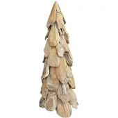 Linder Exclusiv GmbH Teak Weihnachtsbaum Wurzelholz Tannenbaum Unikat Dekobaum 100 cm