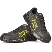 Upower MATT s ESD, Unisex, Erwachsener, Sicherheits-Sneakers, Schwarz, Gelb, Textil, Aluminium