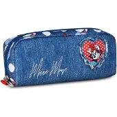 OEM Minnie Federmäppchen, Denim, 22 x 9 x 5,5 cm, Mädchen