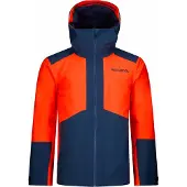 Rossignol - Wasserdichte und isolierende Skijacke mit Primaloft - M Rochrun Insulated Jacket Golden Gate/Dark Navy für Herren - Größe L - Orange