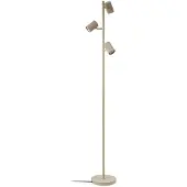 LINDBY Stehleuchte Kardis, 3-flammig, beige, Höhe 157 cm
