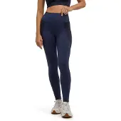Falke Seamless Shape Damen Training Strumpfhose, XL, Blau, Struktur