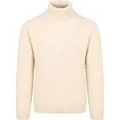 Suitable Rollkragenpullover Tweed Ecru