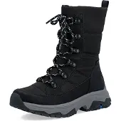 Rieker Damen Winterstiefel Schwarz Textil & Synthetik Größe: 38