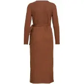 Vila Viraffi Midi Kleid Mit V-ausschnitt