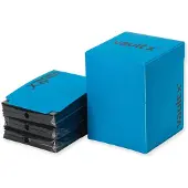 Merkloos Deckbox – Schwarz – 150 Kartenhüllen – Für 100 Karten