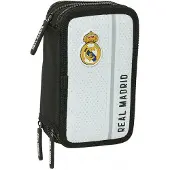 Safta Real Madrid Federmäppchen, dreifach, 36 Teile, offiziell